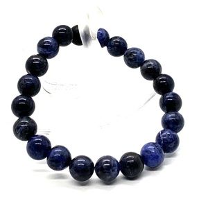 Lapis beaded bracelet